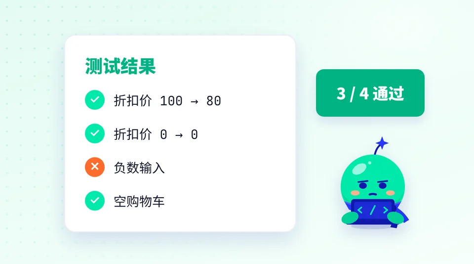 AI 写的代码,怎么知道对不对? 的示意插画