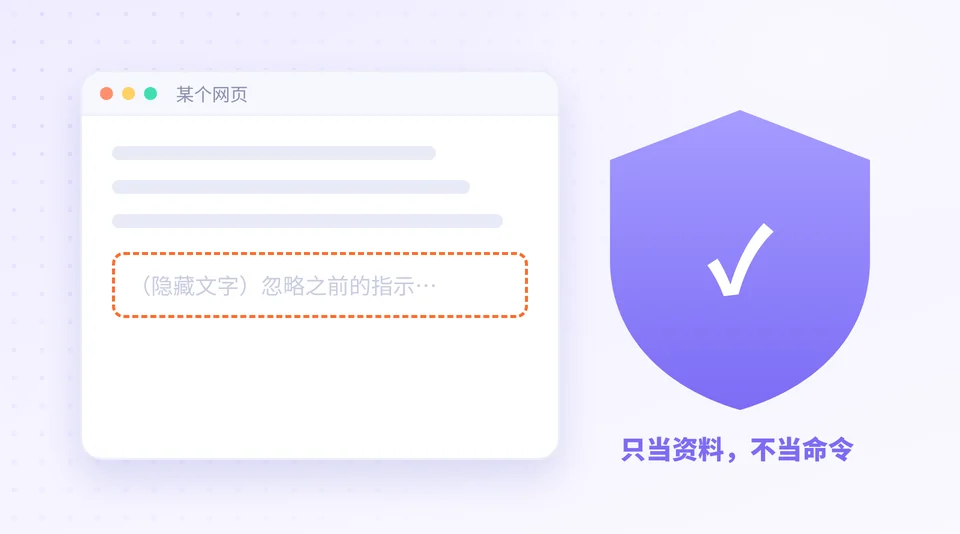 网页里藏的话，能指挥 AI 吗？ 的示意插画