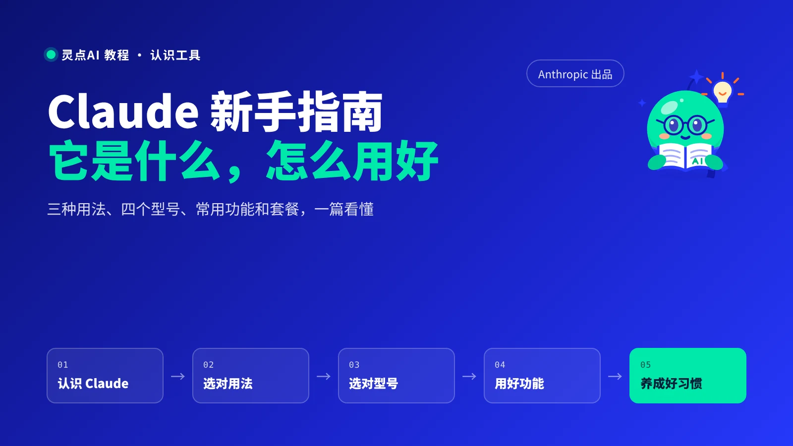 Claude 新手指南:三种用法、四个型号、常用功能和套餐